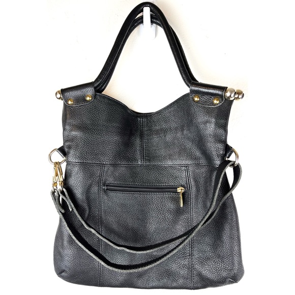 Valentina | Bags | Valentina Made In Italy Pebble Leather  display picture 1